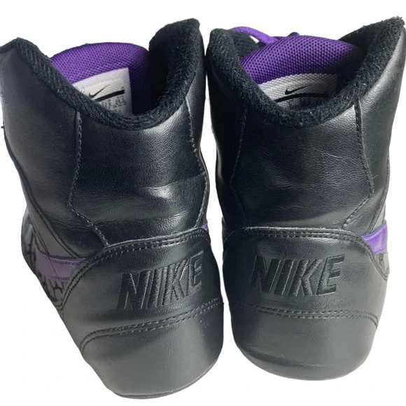 Nike Greco Supreme Womens Size 7.5 Wrestling Shoes Purple Black Sneakers 316552 - Picture 6 of 16